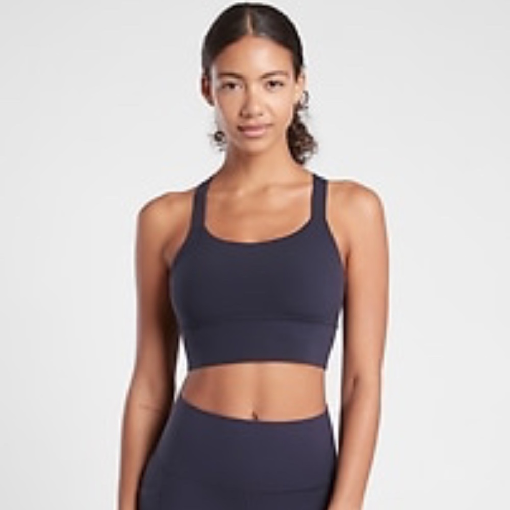 Athleta Warrior Longline Bra in Powervita